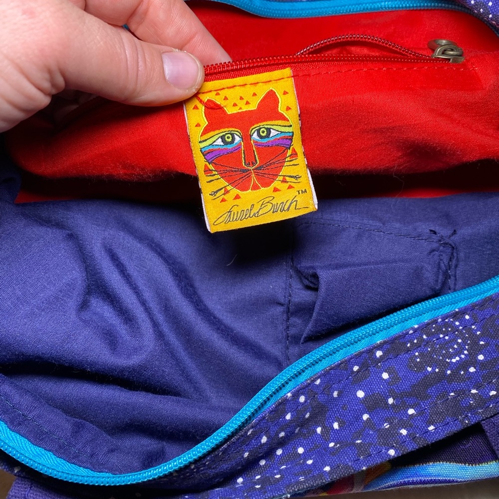 Euc Laurel Burch Ocean Song Patchwork Colorful Me… - image 7